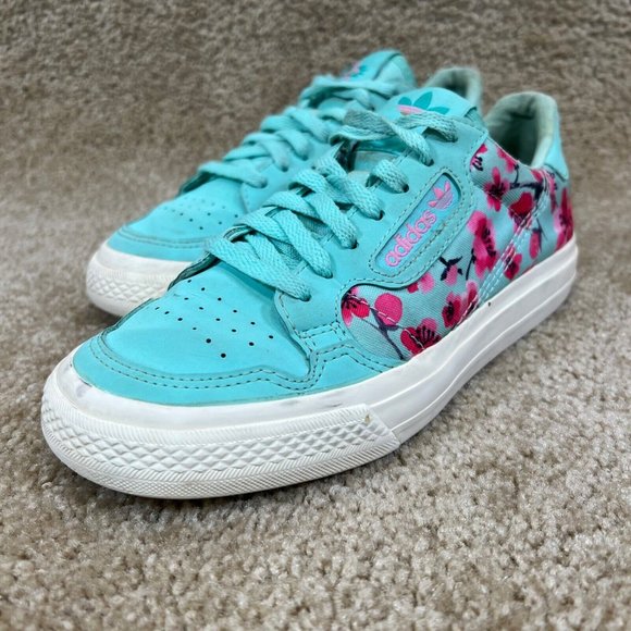 ADIDAS Collab w/ ARIZONA TEA Green Floral Womens Sz 4.5 EF9075 Shoes Sneakers - Picture 2 of 10